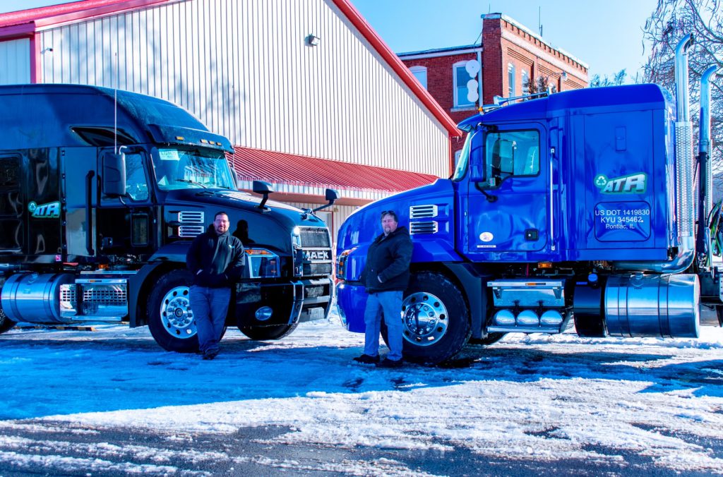 ATR drivers show off their new Mack AN64T Mack Trucks